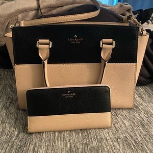 Kate Spade purse with matching wallet
